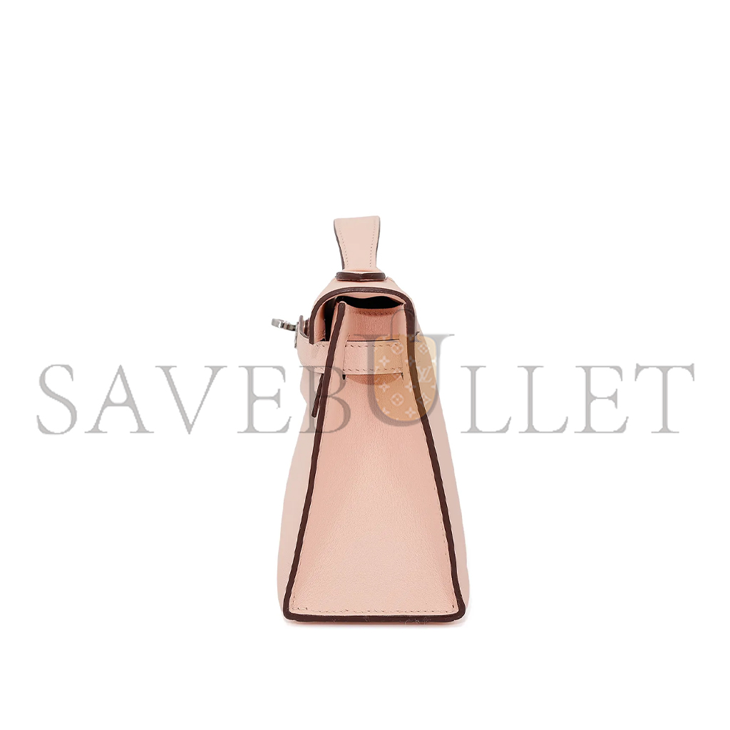 H**mes kelly pochette rose eglantine swift (22*14*7cm)